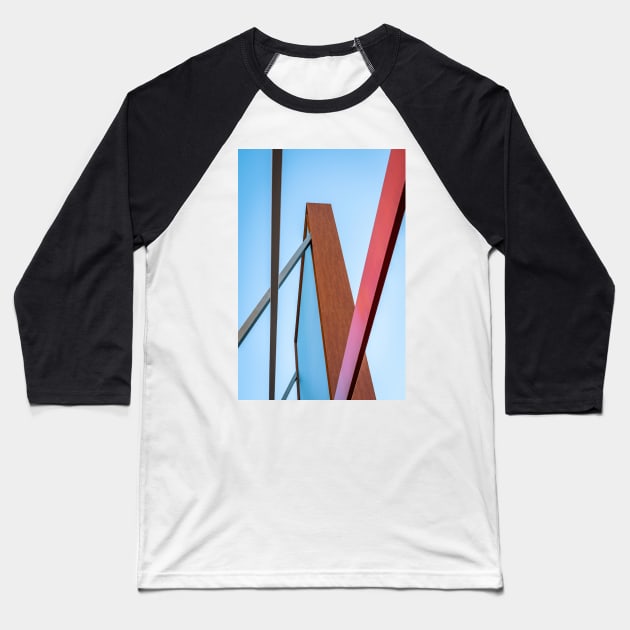 Abstract Architecture Baseball T-Shirt by RenataCacaoPhotography